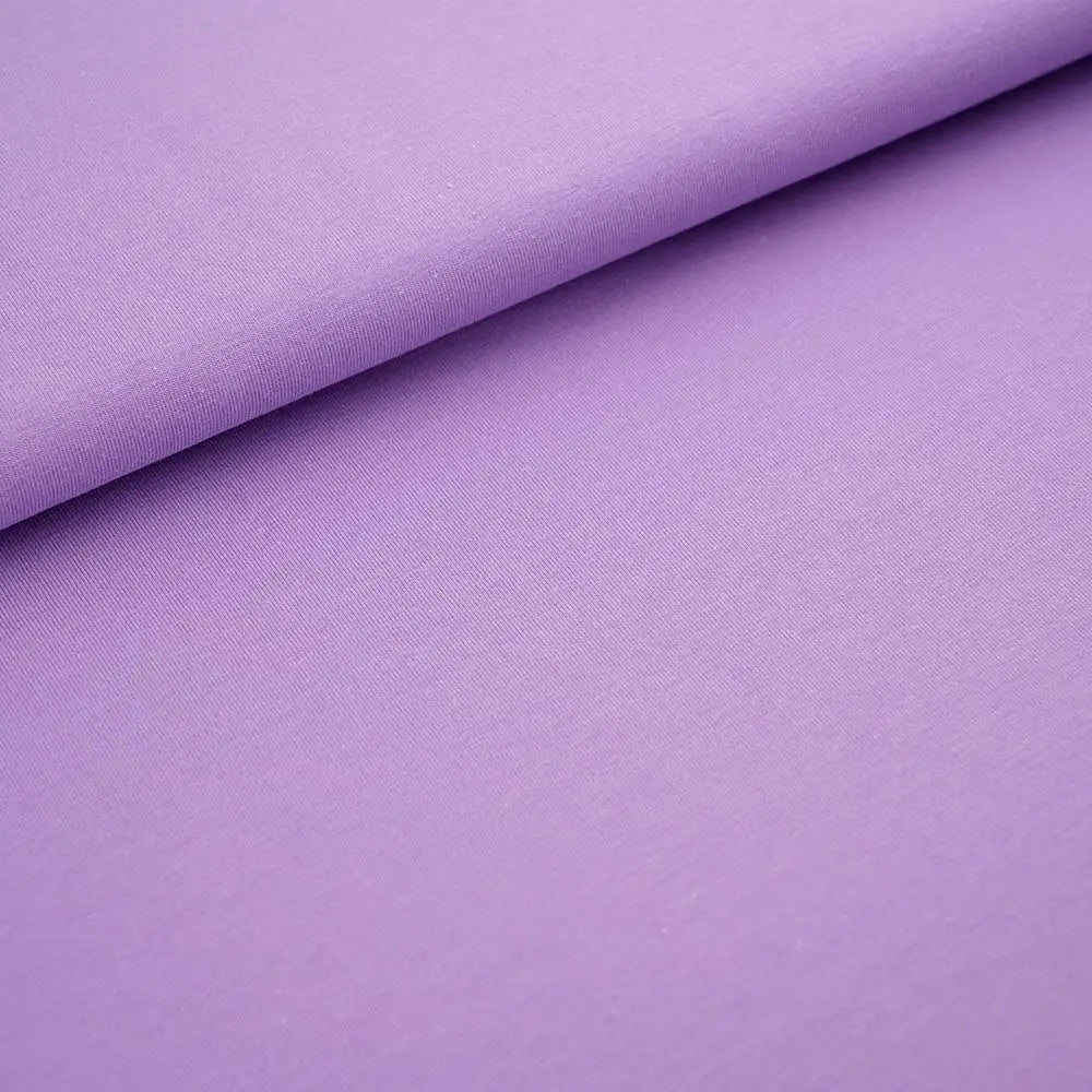 Jersey coton bio uni lavande Atelier-53