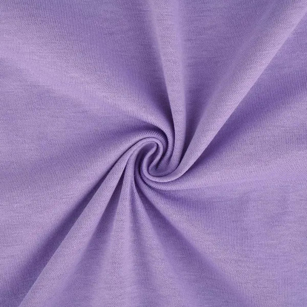Jersey coton bio uni lavande Atelier-53