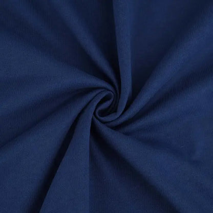 Jersey coton bio uni bleu marine Atelier-53
