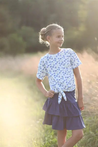 Jersey coton bio uni bleu marine Atelier-53