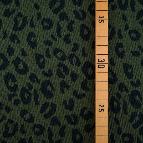 Jersey-jacquard "léopard" | 10 cm