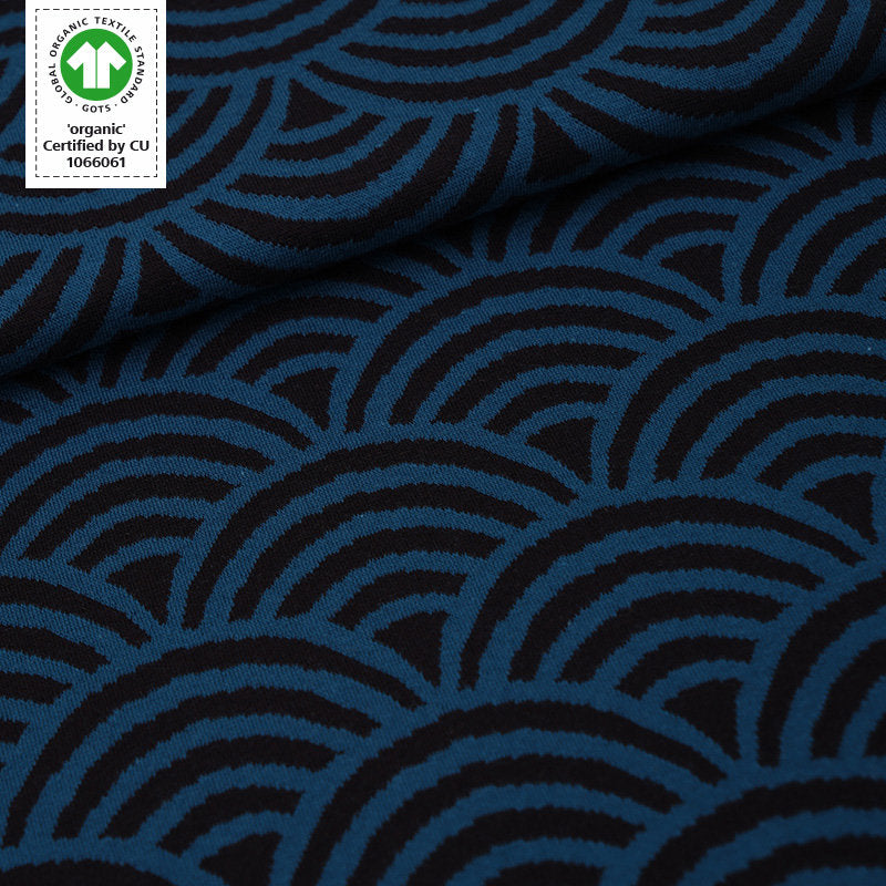 Jersey-jacquard coton bio arc-en-ciel, Atelier-53