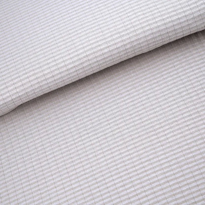 Plissé gris coton bio polyester recycle Atelier-53