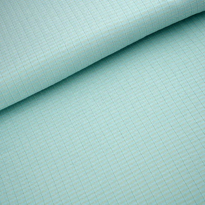Plissé menthe coton bio polyester recycle Atelier-53