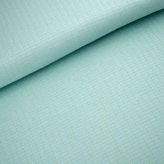 Plissé menthe coton bio polyester recycle Atelier-53