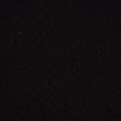 Tricot d'été coton bio fleurs noir Atelier-53