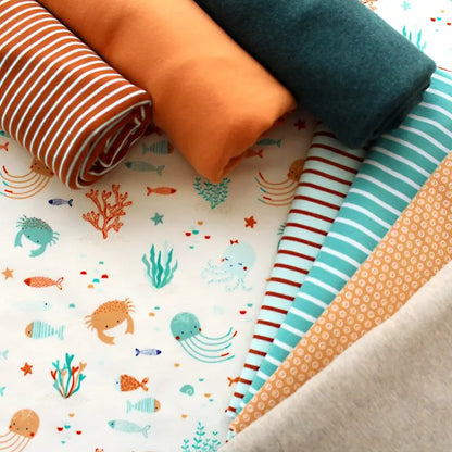 Jersey coton bio Ocean Party Atelier-53