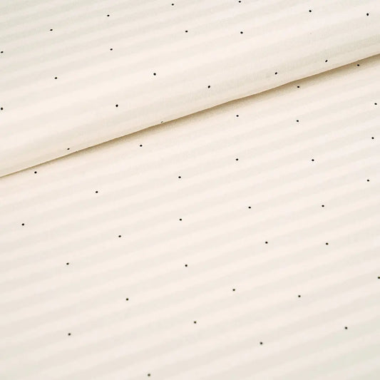 Jersey coton bio rayures et pois Atelier-53