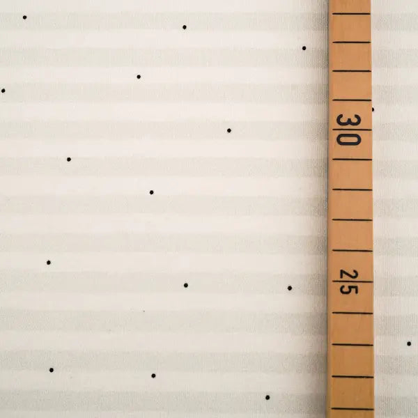 Jersey coton bio rayures et pois Atelier-53