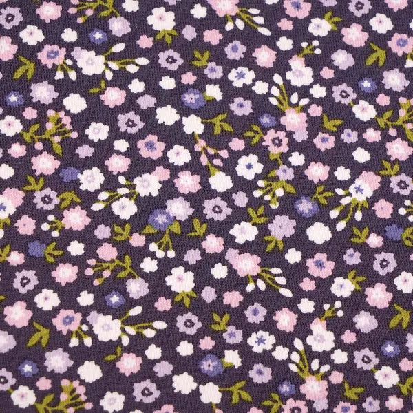 Jersey coton bio petites fleurs Streublumchen Atelier-53