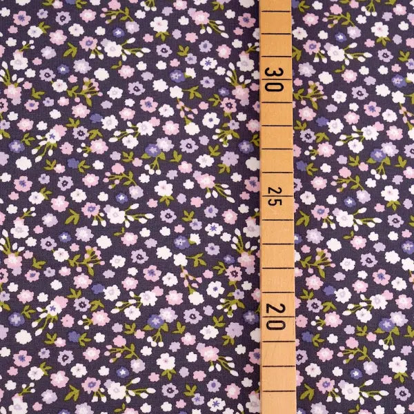Jersey coton bio petites fleurs Streublumchen detail Atelier-53