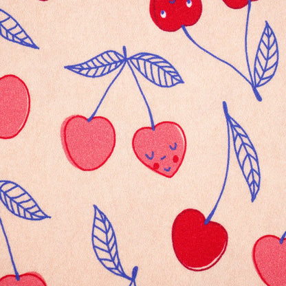 Jersey coton bio Susalabims cerises Atelier-53