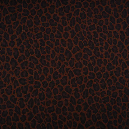 Jersey coton bio Susalabims leopard brun fonce Atelier-53
