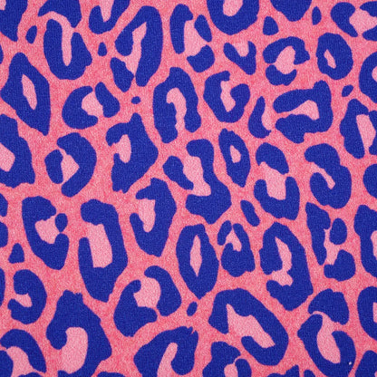Jersey coton bio Susalabims leopard rose Atelier-53