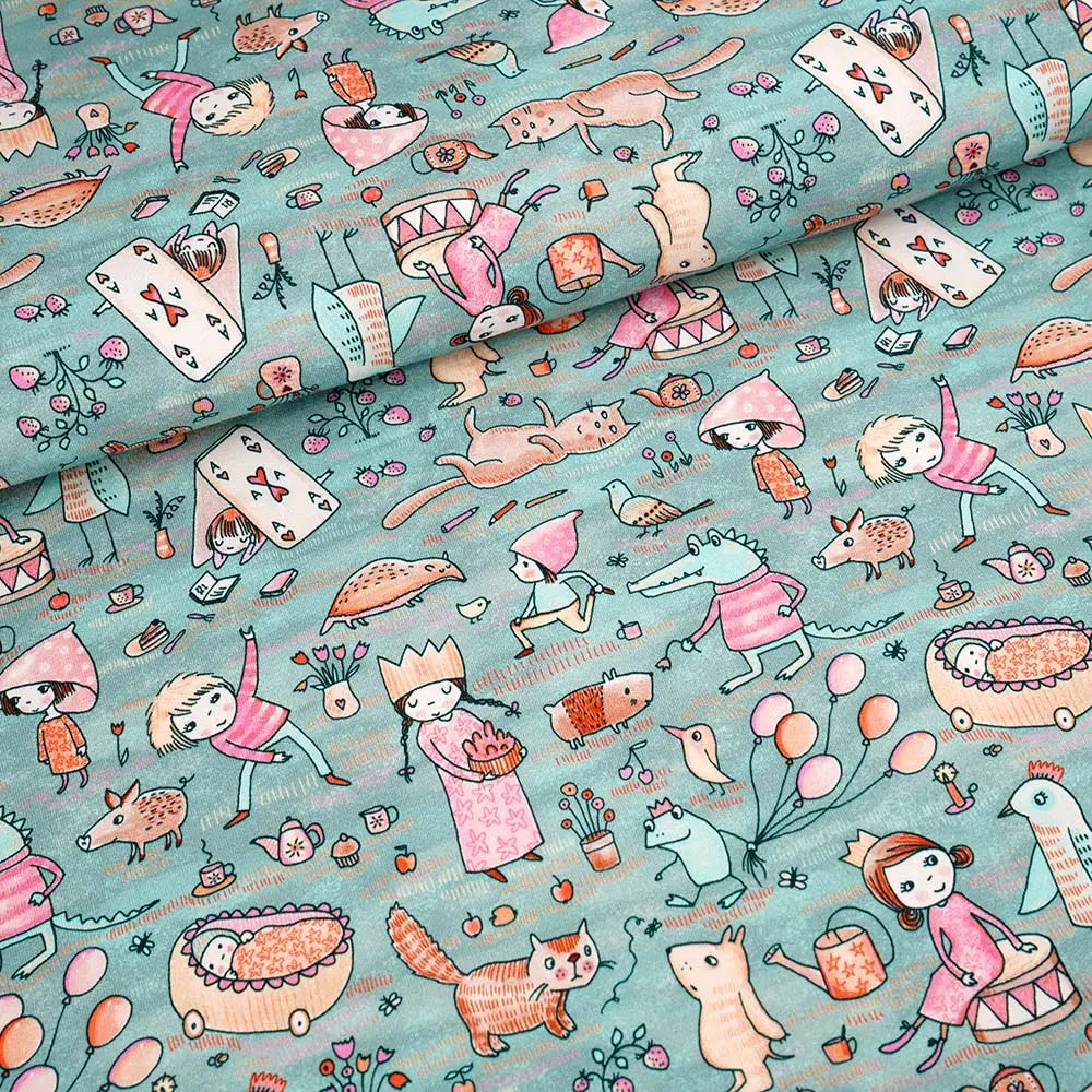 Jersey coton bio Susalabims Spielwelt pastel Atelier-53
