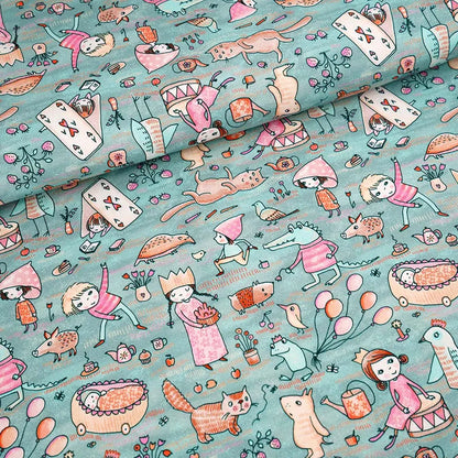 Jersey coton bio Susalabims Spielwelt pastel Atelier-53
