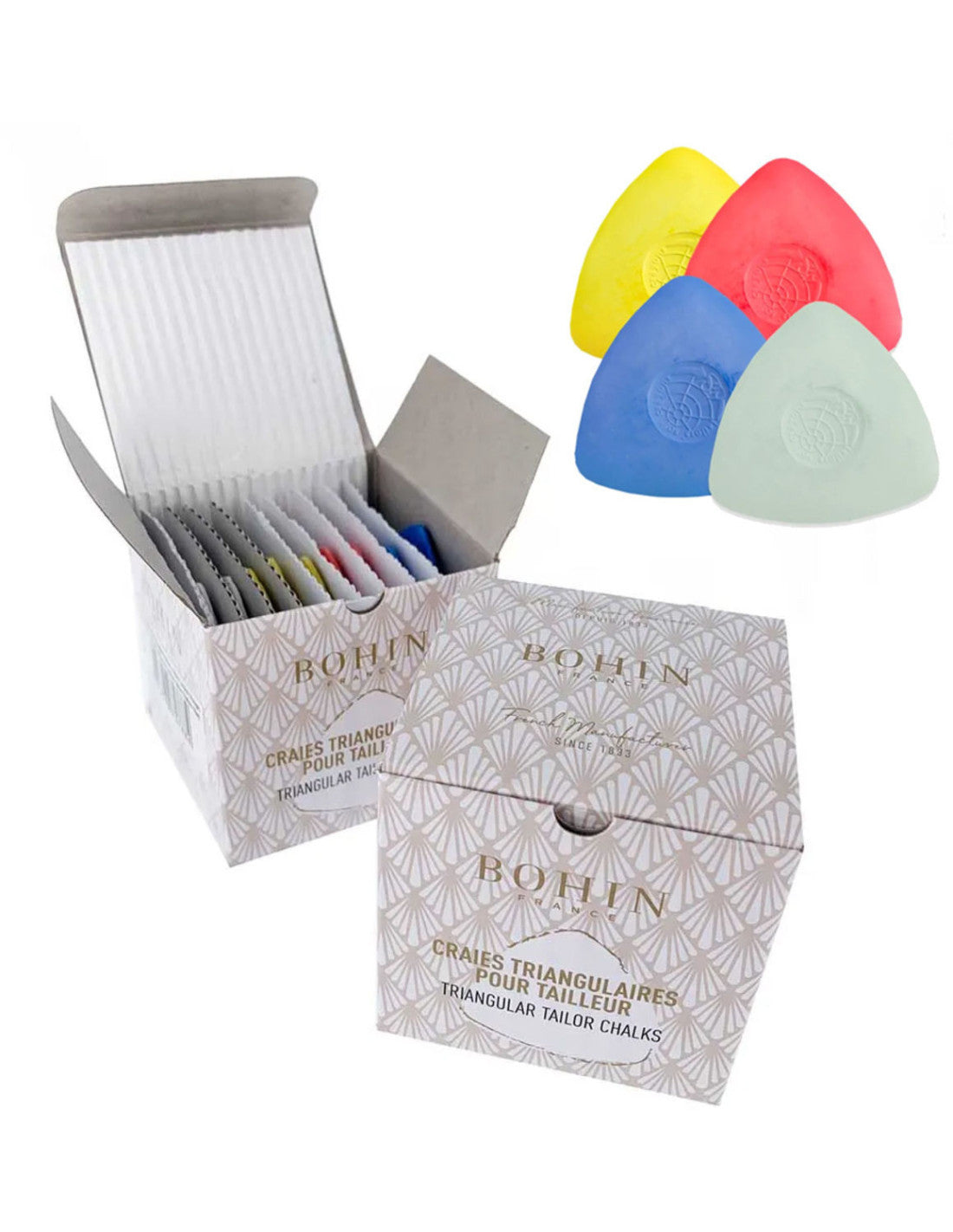 Craie triangulaire pour tailleur, Bohin