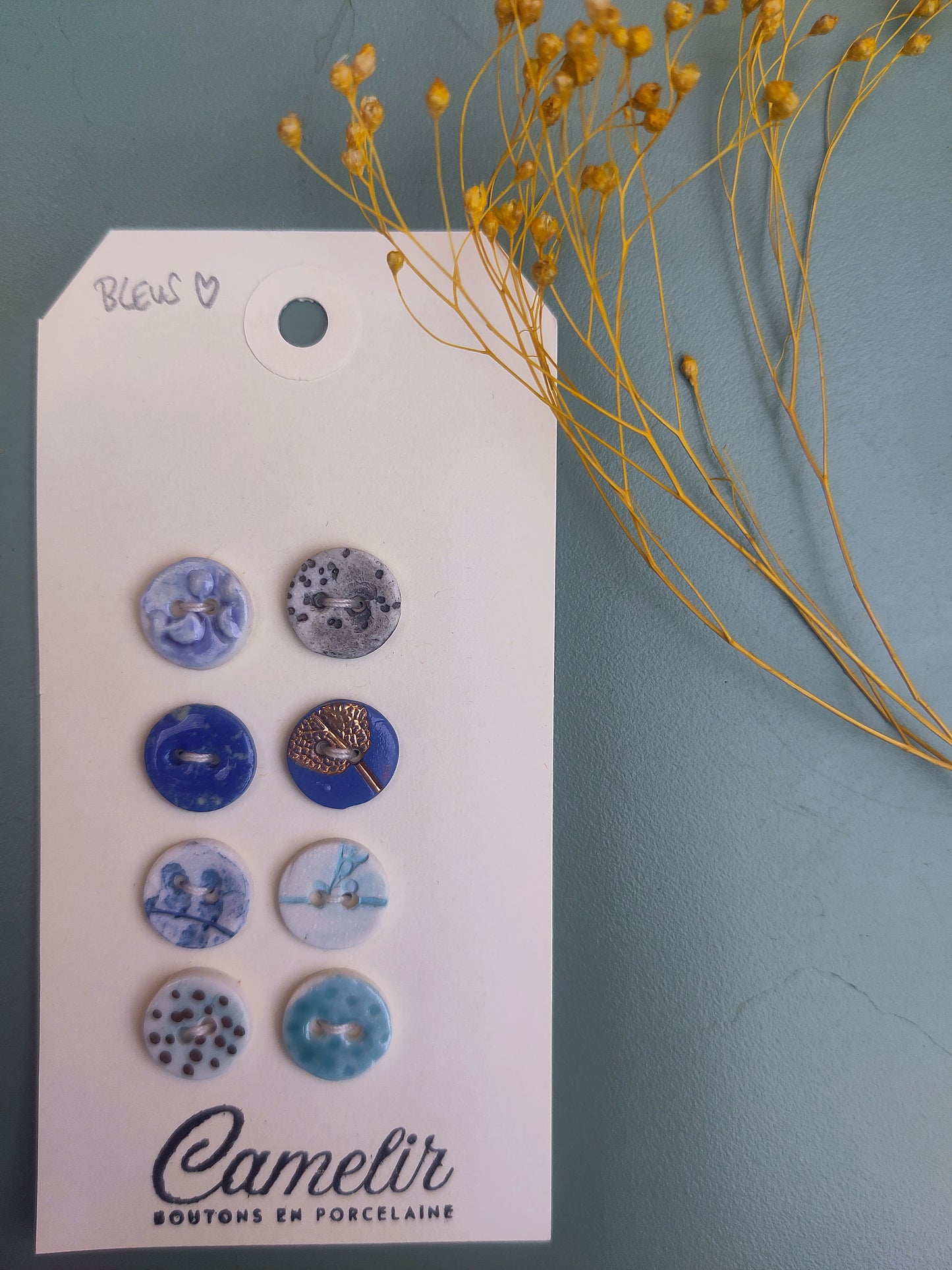 Boutons en porcelaine | Atelier Camelir