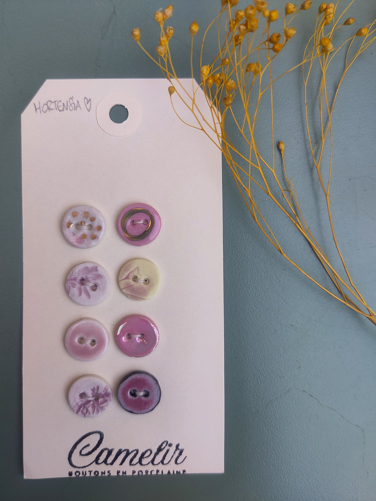 Boutons en porcelaine | Atelier Camelir