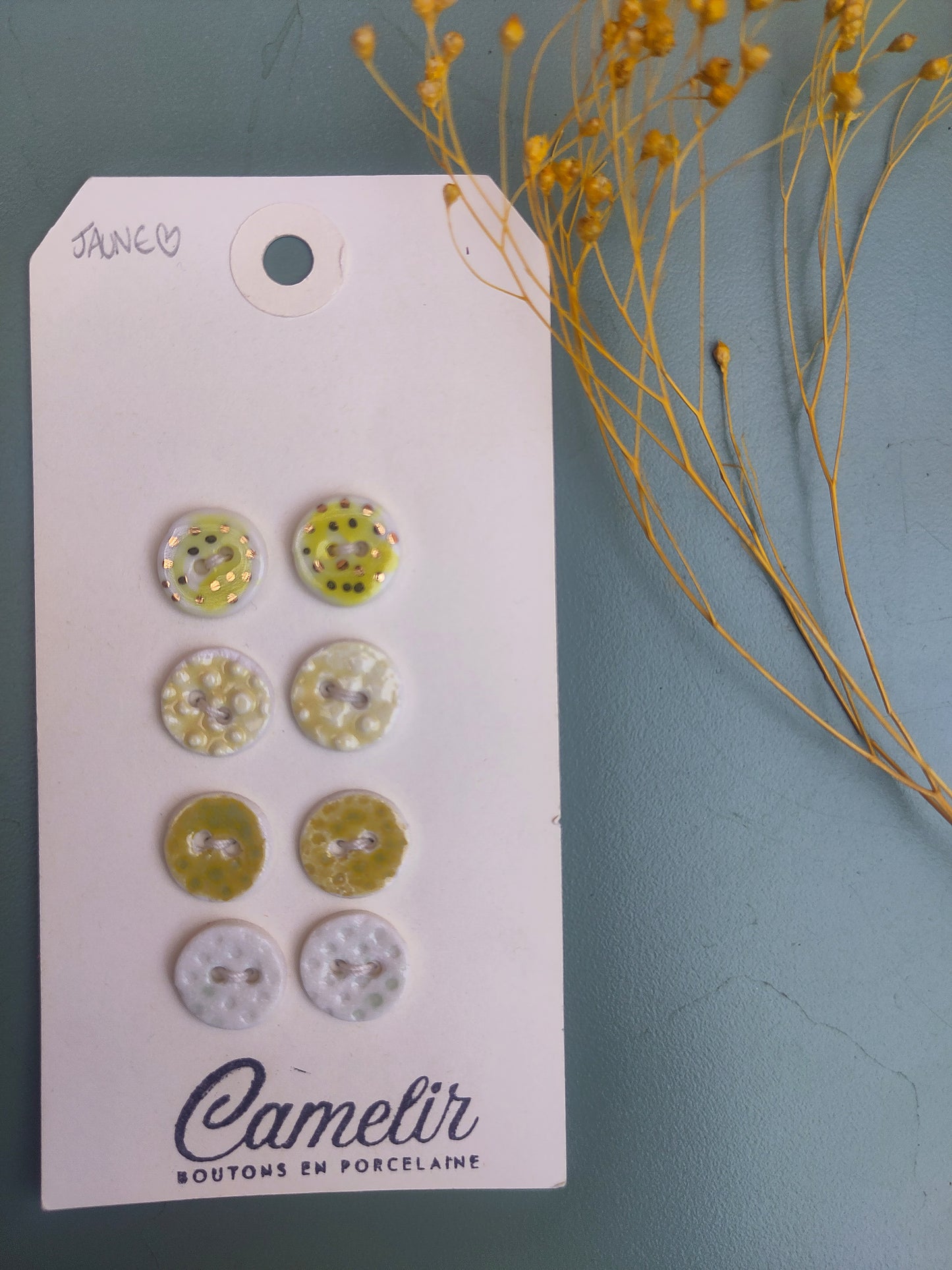 Boutons en porcelaine | Atelier Camelir