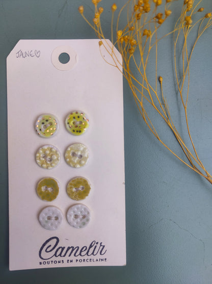 Boutons en porcelaine | Atelier Camelir