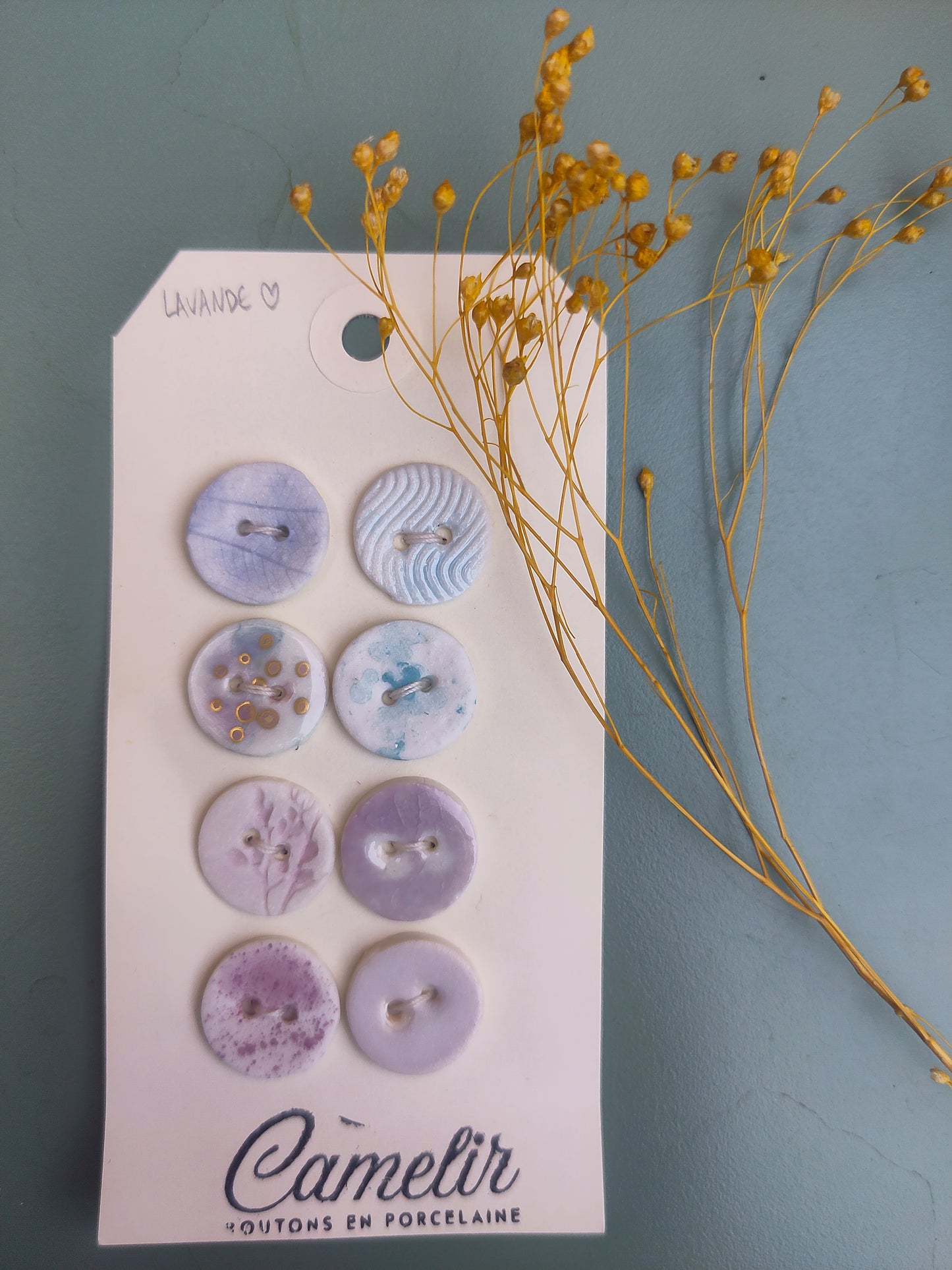 Boutons en porcelaine | Atelier Camelir