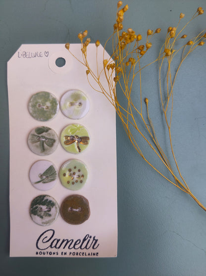 Boutons en porcelaine | Atelier Camelir