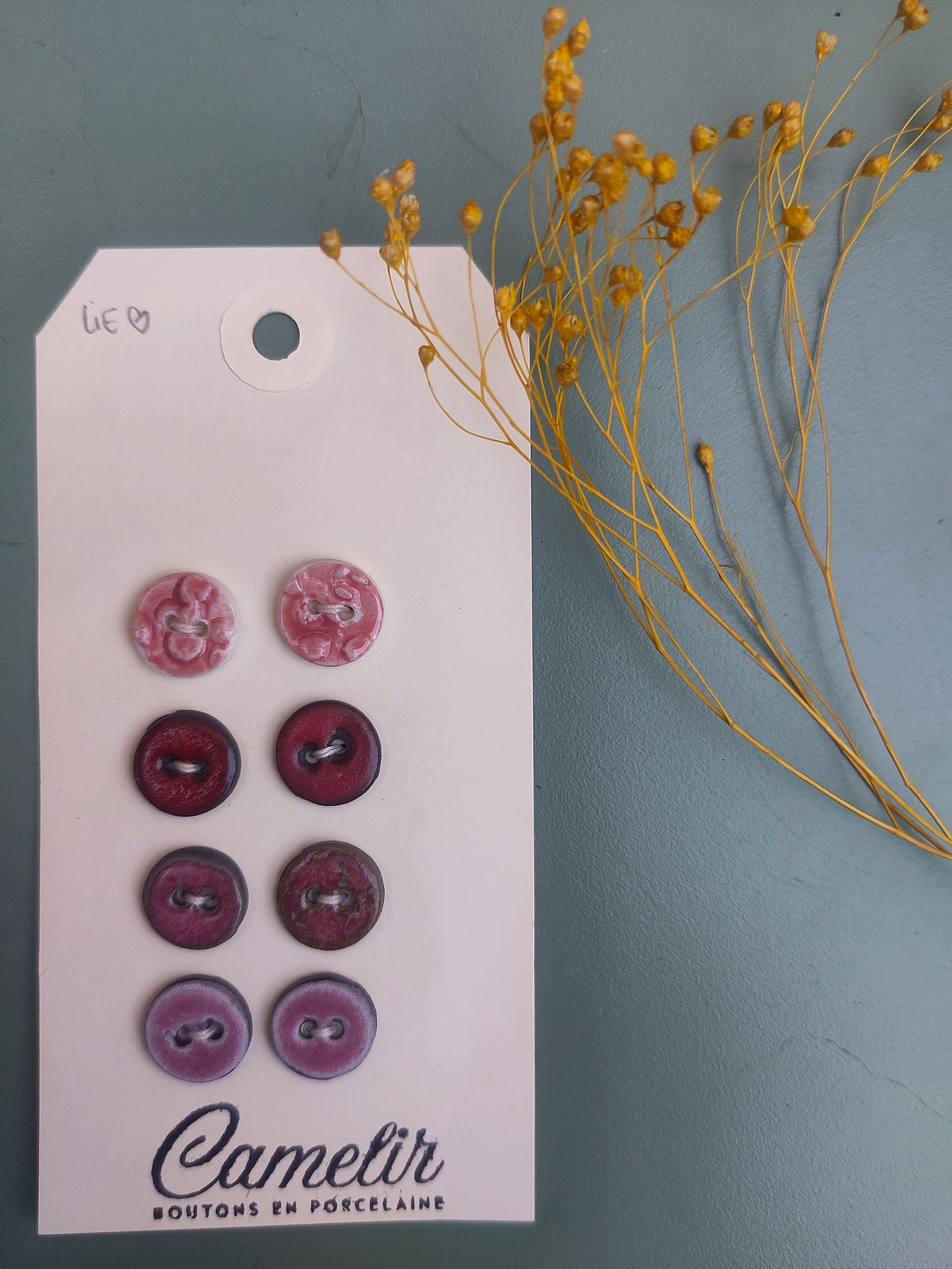 Boutons en porcelaine | Atelier Camelir