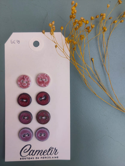 Boutons en porcelaine | Atelier Camelir