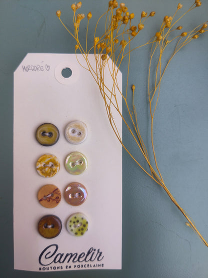 Boutons en porcelaine | Atelier Camelir