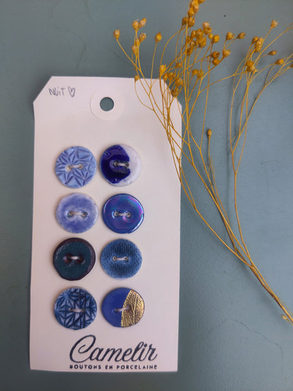 Boutons en porcelaine | Atelier Camelir