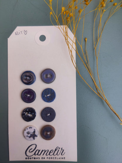 Boutons en porcelaine | Atelier Camelir