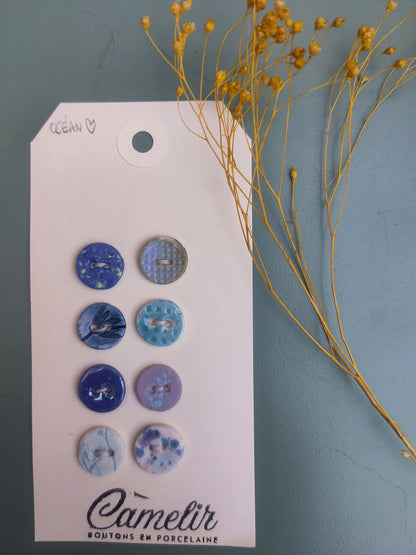 Boutons en porcelaine | Atelier Camelir