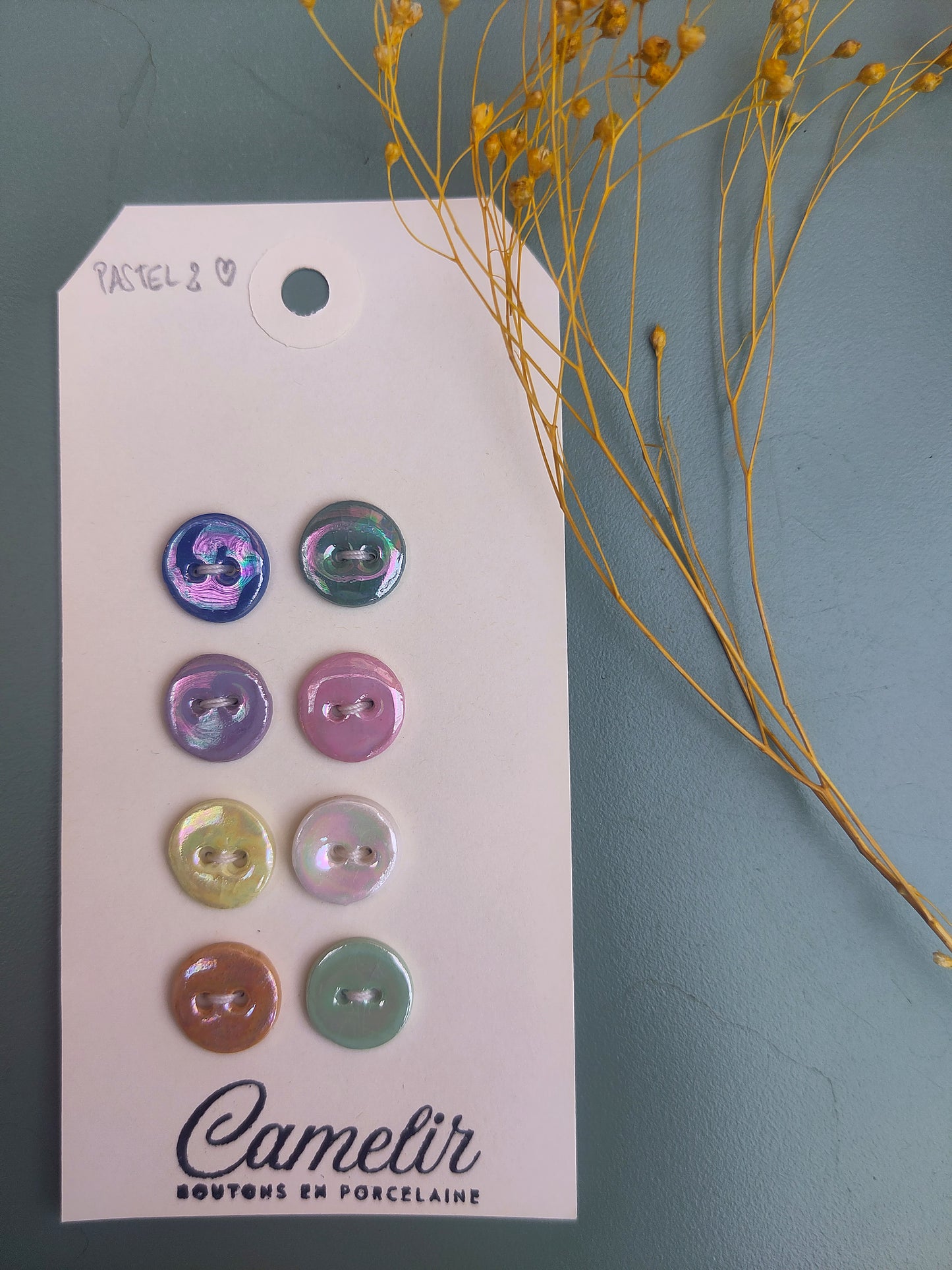 Boutons en porcelaine | Atelier Camelir