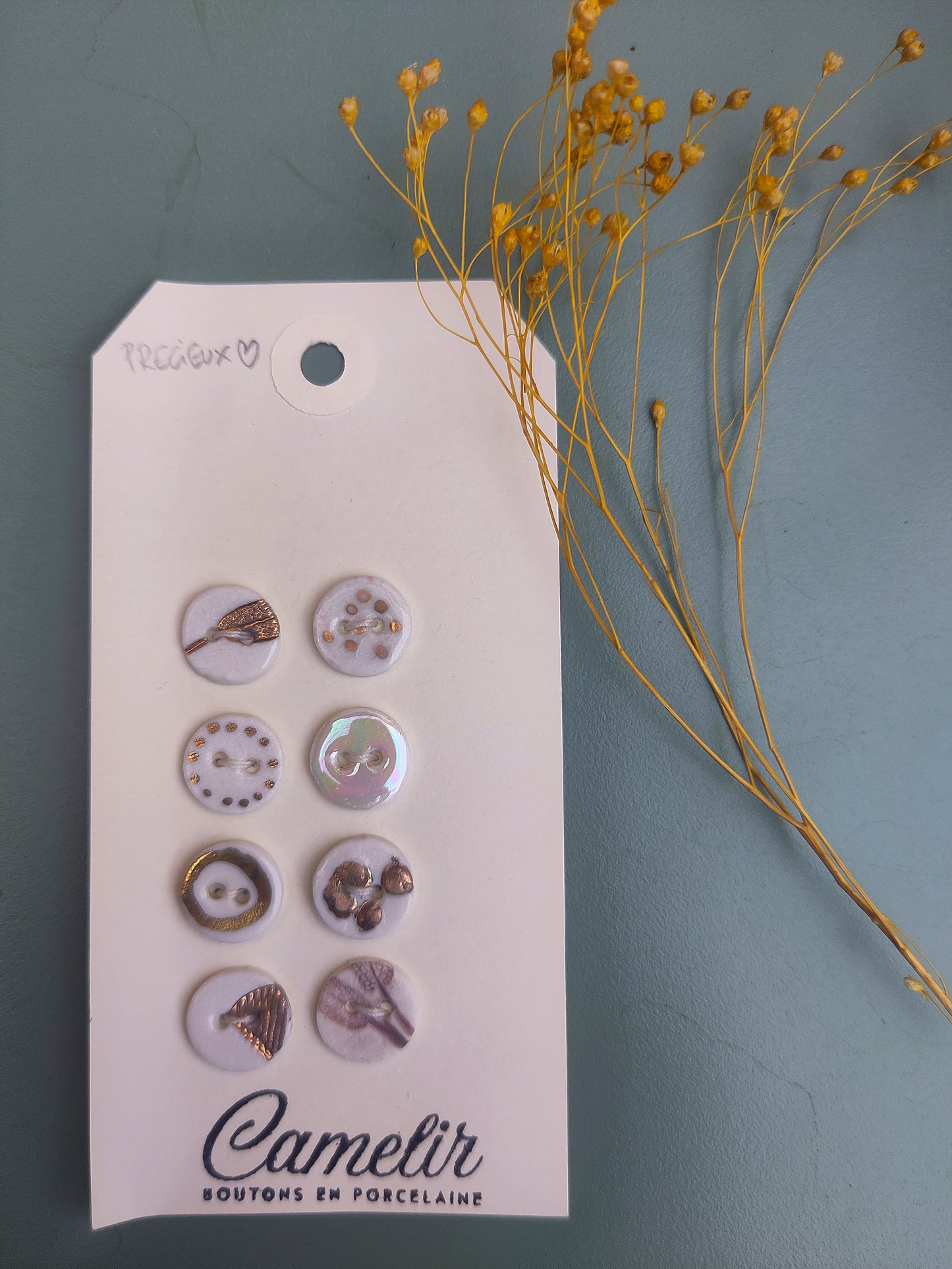 Boutons en porcelaine | Atelier Camelir