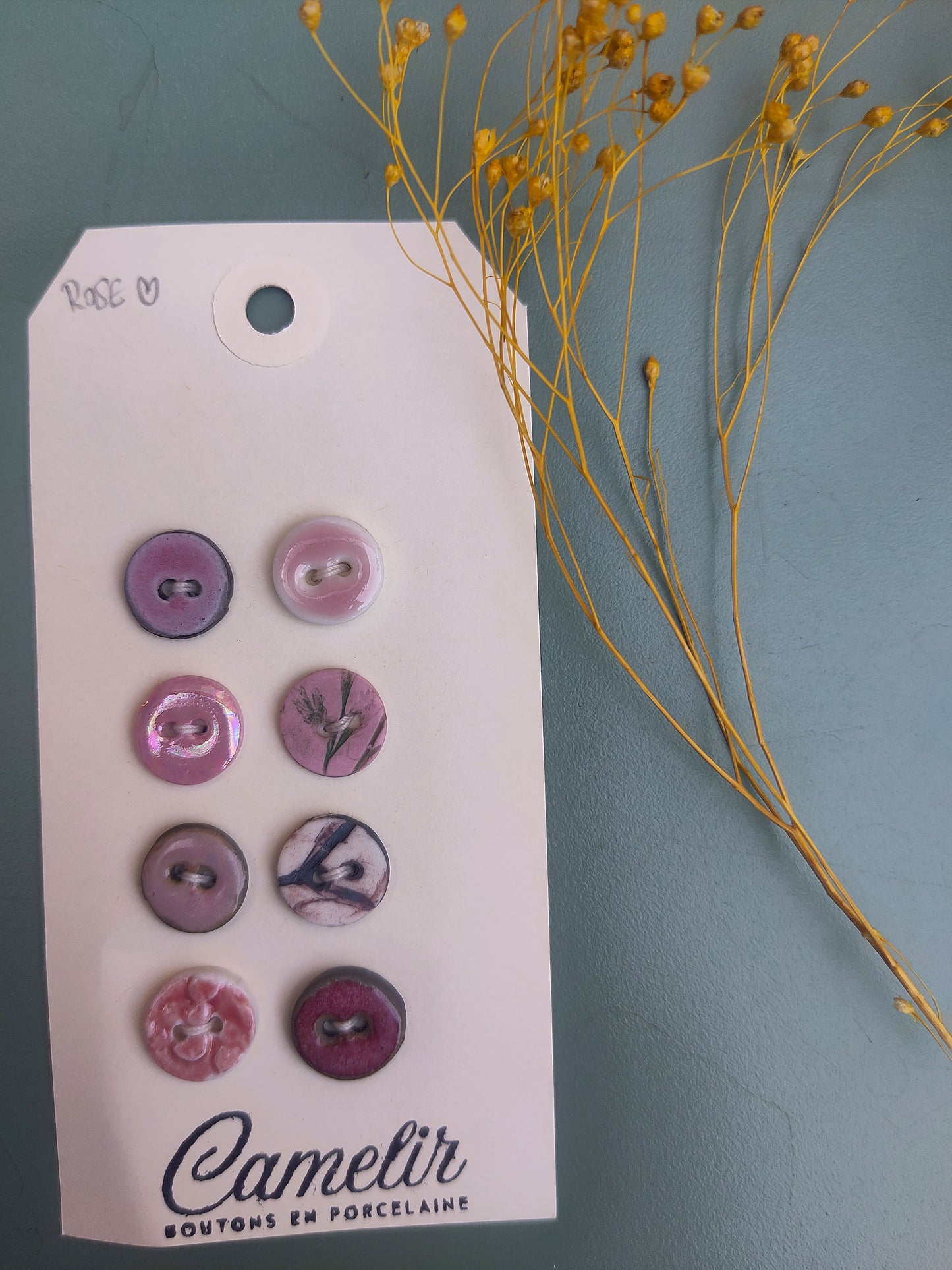 Boutons en porcelaine | Atelier Camelir