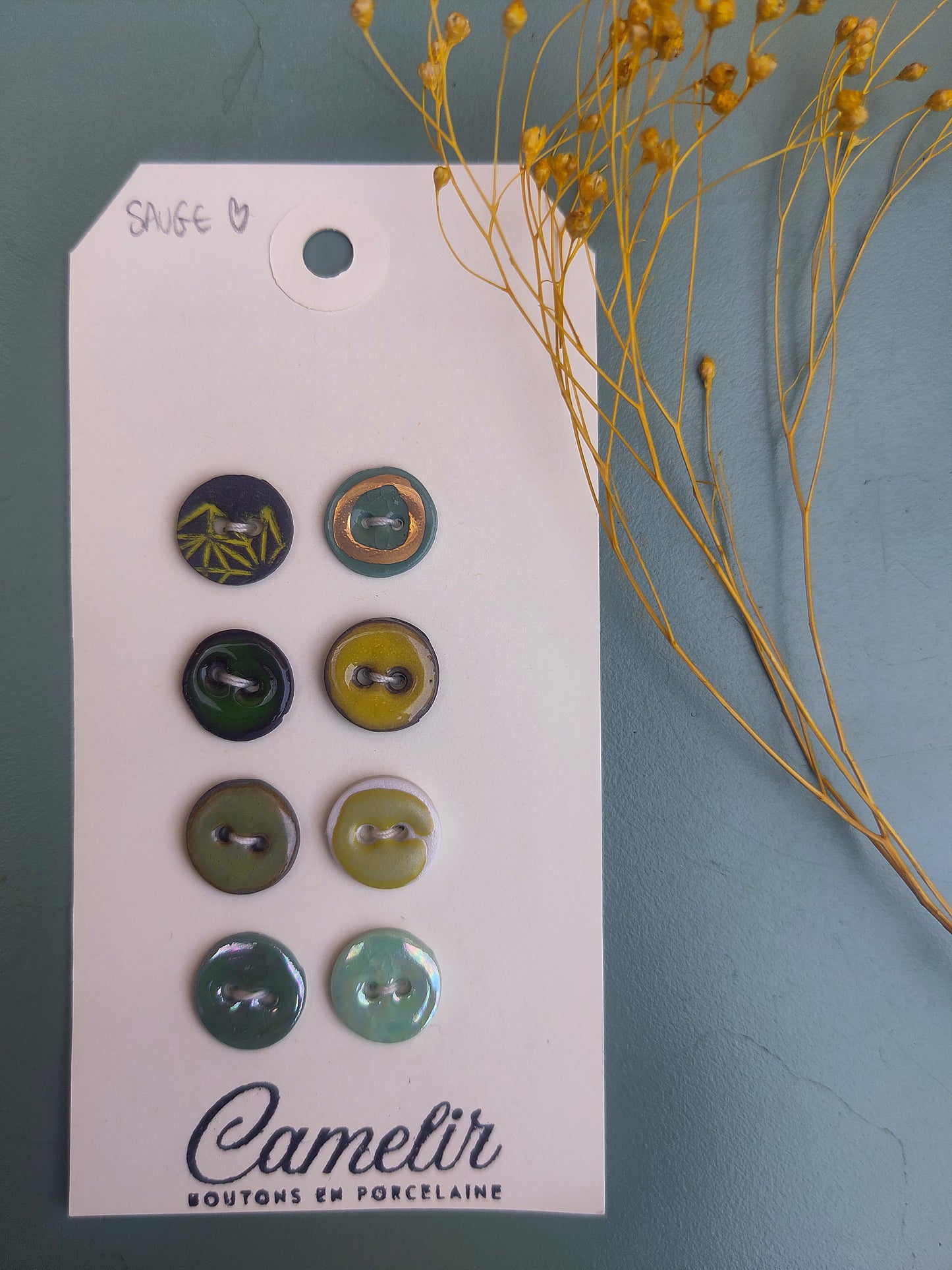 Boutons en porcelaine | Atelier Camelir