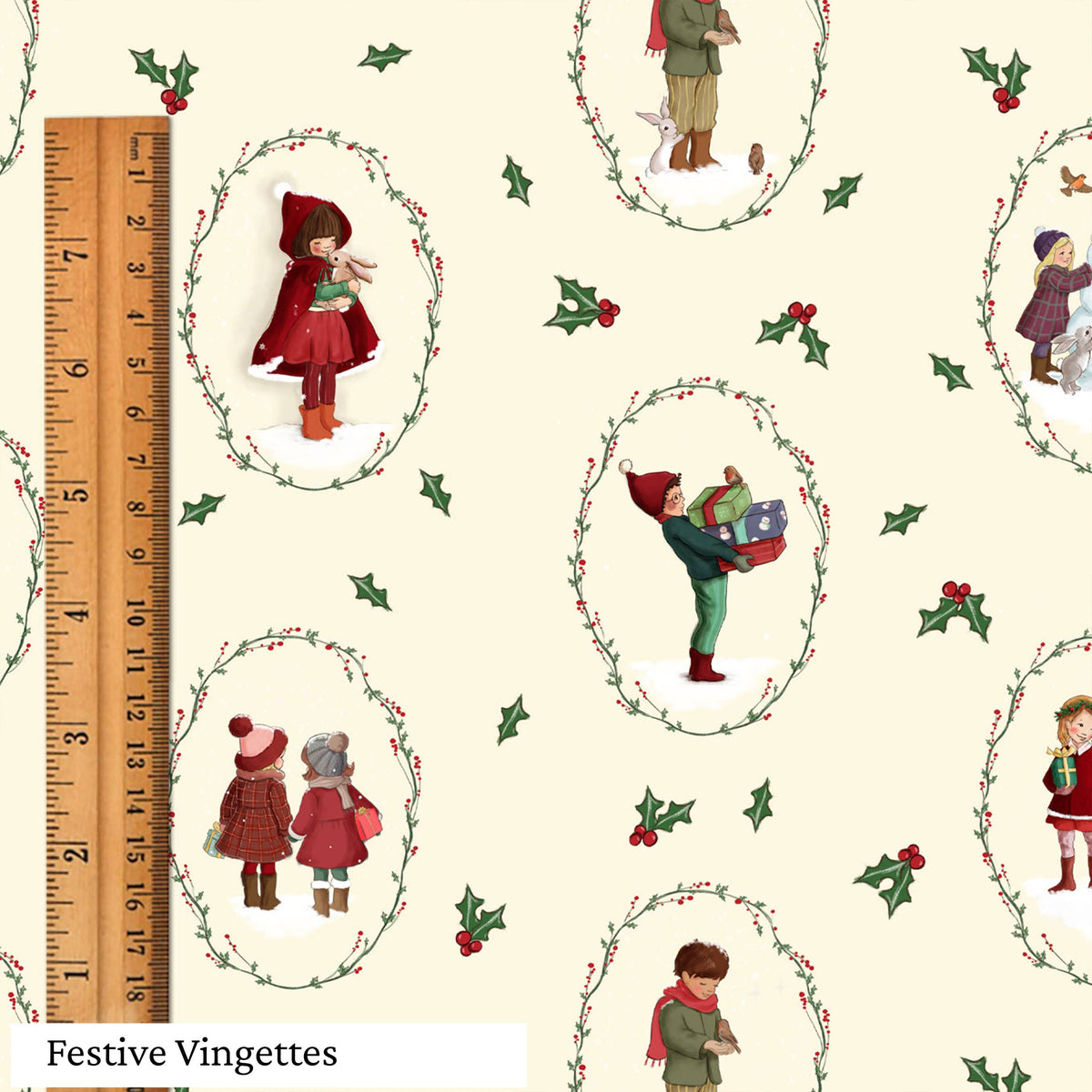 Popeline Belle & Boo Vignettes festives
