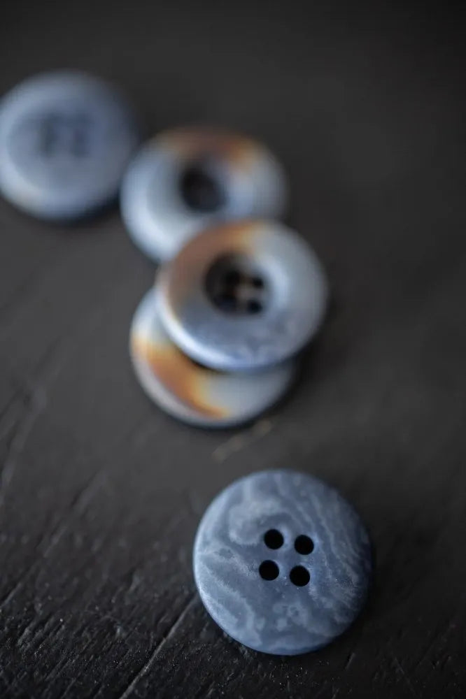 Boutons Corozo Denim Blue