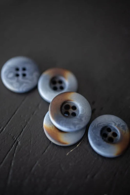 Boutons Corozo Denim Blue
