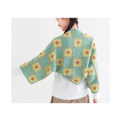 Dressing en granny square au crochet