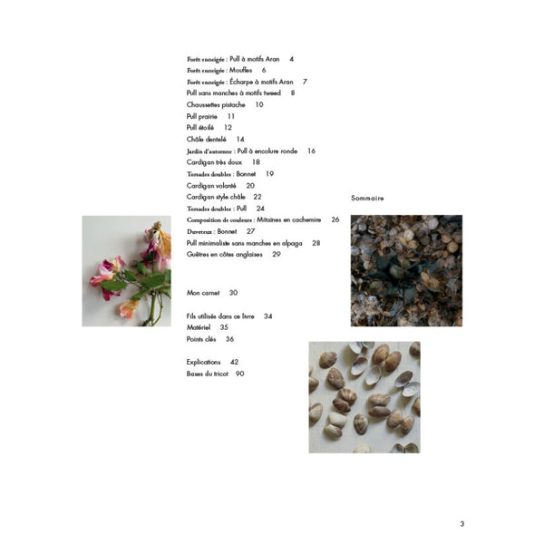 Etude de points au tricot