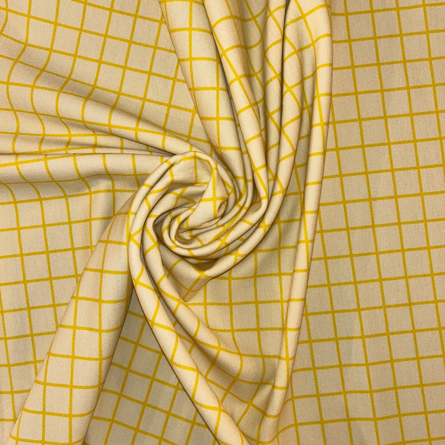 -30% ! Summersweat / french terry "grids" écru | 10 cm