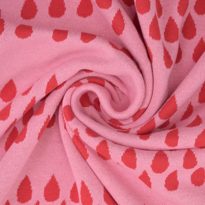 -30% ! Jersey-jacquard "drops" | 10 cm