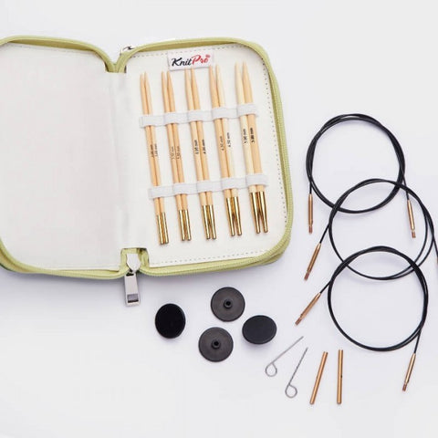 Set d'aiguilles circulaires interchangeables 'starter' - KnitPro