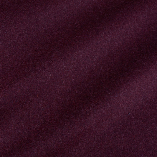 Laine feutrée (loden), rouge merlot chiné