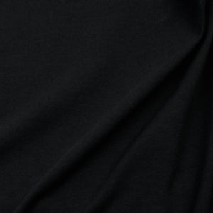 Jersey uni noir | 10 cm