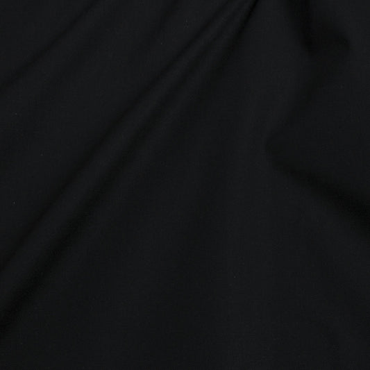 Popeline unie coton bio noire, Atelier-53