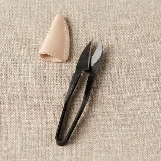 Coupe-fil avec protection en cuir | CocoKnits