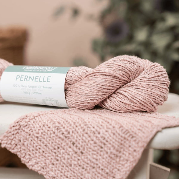 Chanvre, "rose vintage" - Pernelle | 100 gr